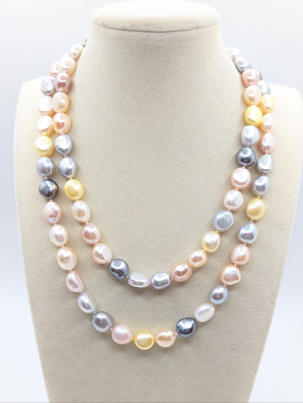 Honora Pastel Multicolor Cultured Freshwater Pearl Necklace 34"